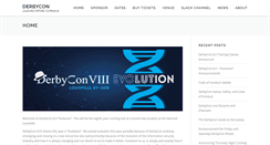 Desktop Screenshot of derbycon.com